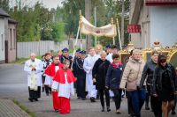 Procesja różańcowa ulicami miasta